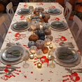 thumbnail image 3 of Mantel de Halloween | Mantel de mano ensangrentada de Halloween | Mantel de fiesta de terror de Halloween | Mantel con estampado sangriento novedoso, 3 of 4