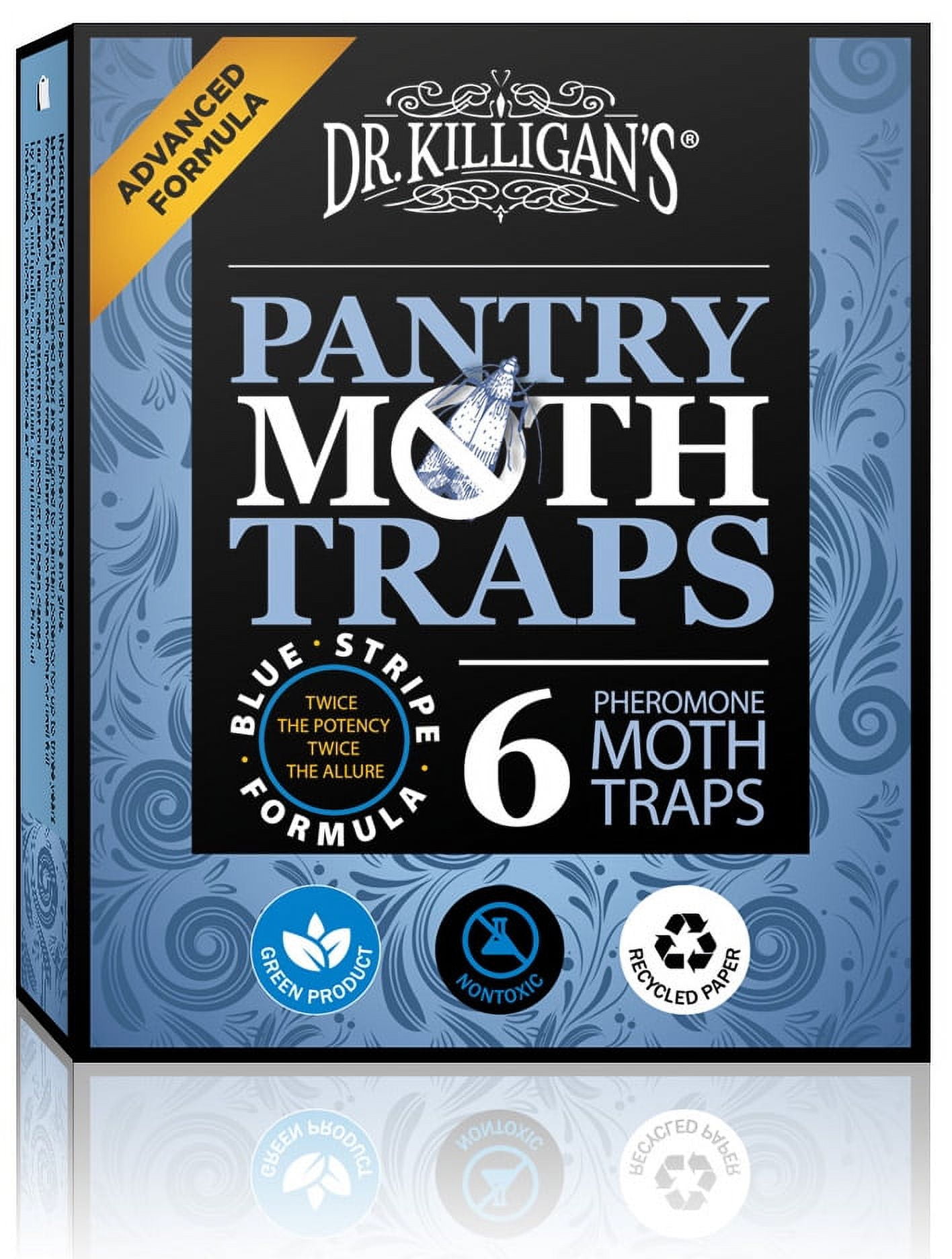 Dr. Killigans Premium Pantry Moth Traps Wpheromones Prime Safe Non