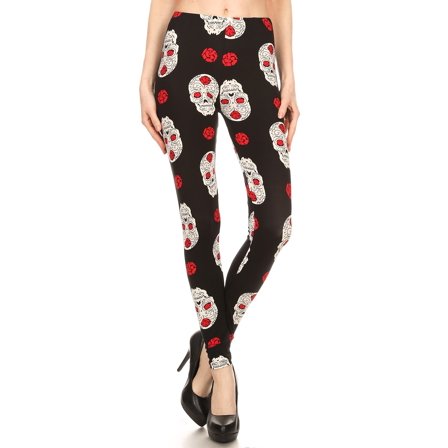 Skulls 'N Roses - Women's Plus Size 3X-5X Leggings