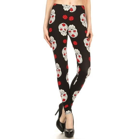 Skulls 'N Roses - Women's Plus Size 3X-5X Leggings