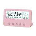 thumbnail image 1 of Rbaofujie Digital Electronic Clock LED Display Electronic Clock Stereo Digital Display Snooze Alarm Clock 12/24H Switching Countdown Time, 1 of 8