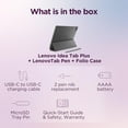 thumbnail image 5 of Lenovo Idea Tab Plus - Lightweight Tablet - 12.1 2.5K IPS Touchscreen Display - 90Hz - MediaTek Dimensity 6400-8GB Memory - 128GB Storage - Integrated Arm Mali-G57 MC2 Tab Pen & Folio Case, 5 of 5