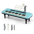 thumbnail image 1 of Costway 37 Keys Kids Piano Keyboard Portable Musical Toy with Microphone & Music Stand Blue, 1 of 9
