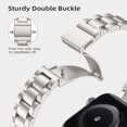 thumbnail image 5 of ZYX Slim Stainless Steel Band for Apple Watch, Women's 14mm Thin Metal Strap with Tool, LightST, 38mm/40mm/41mm/42mm(Series 10 11), 5 of 7