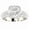 platinum, variant on 1.75CT LAB GROWN IGI CERTIFIED DIAMOND Halo Style Baguette And Pave Set Round Cushion Cut Diamond Engagement Ring (E-F Color SI1-SI2 Clarity) Platinum Size- 9