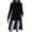 Black, variant on Hooded Long Jackets for Women High Low Fleece Hoodie Fall Casual Solid Color Long Sleeve Full Zip Jackets with Pockets Wine Xxl