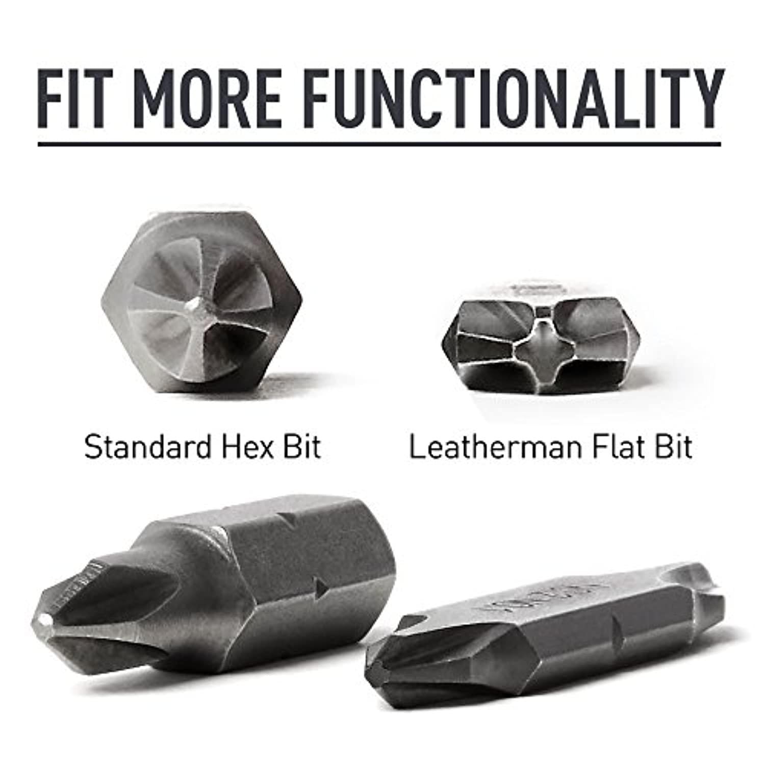LEATHERMAN, Bit Kit, 21 Double-Ended Screwdriver Bits for Multitools