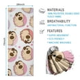 thumbnail image 2 of Cartoon Pug Dog Hot Yoga Mat Towel Non Slip for Hot Yoga - Quick-Drying Yoga Mat Cover with 4 Corner Pockets with Travel Bag - Hot Yoga Towel Non Slip 74"x26", 2 of 6