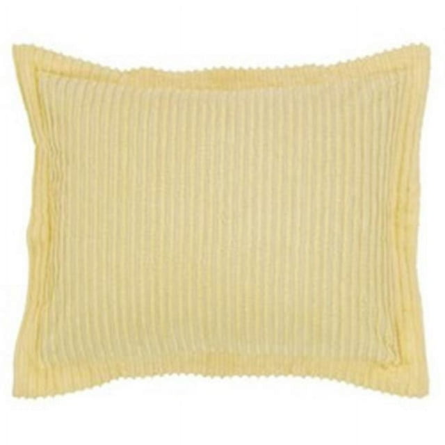 Better Trends SHASP2127YE Taie d'Oreiller en Coton Jullian, Jaune - Taille Standard