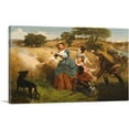 thumbnail image 1 of ARTCANVAS Mrs. Schuyler Burning Wheat Fields On Approach Of British Canvas Art Print by Emanuel Leutze - Size: 18" x 12" (1.50" Deep), 1 of 9