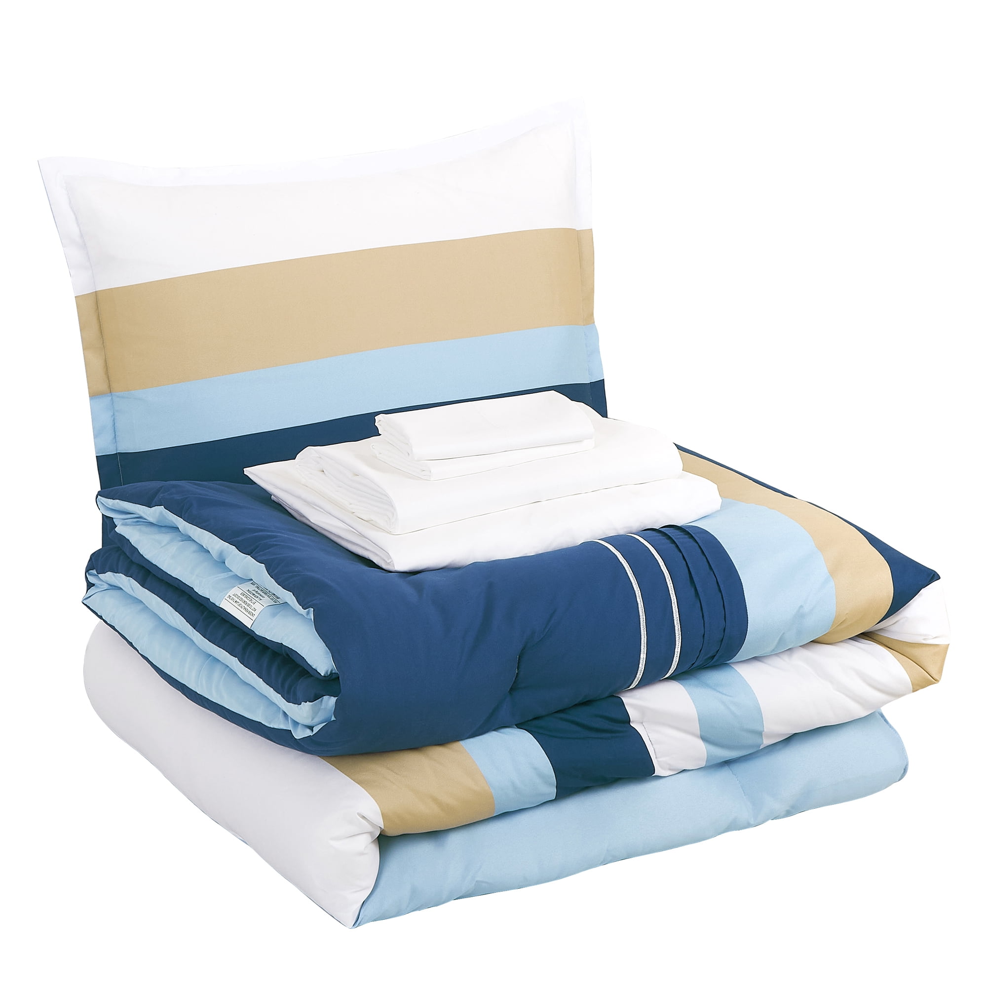 EvJk Luxury 9-Piece Comforter Set – Exquisite Embroidery Design, King