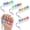 Style 6(4PCS), variant on 4Pcs Keyboard Clicker Toy Portable Mechanical Keyboard Keychain Toy Funny Decompression Key Button for Adults Teens