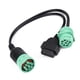 thumbnail image 4 of Adaptador de cable Y para camión, interfaz OBDII de 9 pines a OBD2, divisor en Y para camión de 16 pines macho a hembra J1939 Jadeshay A, 4 of 8