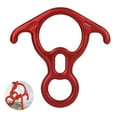 thumbnail image 3 of Climbing Buckle Loadable Figure 8 Carabiner Sturdy Carabiner Clip Widely Use Ring Carabiner Portable for Rappelling Outdoor Climbing, 3 of 9