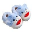 thumbnail image 5 of Gvdentm Boys Slippers Size 1 Boys' Girls' Cotton Slippers Warm Fleece-Lined Non-Slip Kids' Cute Sheep Slippers Indoor Winter(Sky Blue,1), 5 of 6