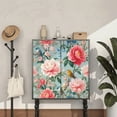thumbnail image 5 of Chinoiserie Peony and Blue Bird Floral Wallpaper, Vintage Farmhouse Boho peel and stick wallpaper, waterproof, Home Decor for Living Room, Bedroom, Study Room, Kitchen Cabinet [17.7 * 118 in], 5 of 8