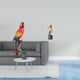 thumbnail image 2 of Figura de loro, escultura animal, arte abstracto, estatua de resina, adorno coleccionable con base estable, adecuada para decoración de escritorio de, 2 of 8