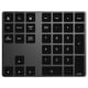 thumbnail image 1 of Teclado numérico Bluetooth, teclado de 34 teclas, teclado digital de contabilidad delgado para Negro, 1 of 2