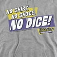 thumbnail image 2 of Fast Times Ridgemont High No Dice Unisex Adult Pull-Over Hoodie, Athletic Heather, X-Large, 2 of 6