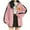 Pink, variant on Zwiiyzr 2024 Oversized Sweatshirt For Women Long Sleeve Halloween Stylish Cardigan Casual Fleece Lined Zip Up Sweatshirts Graphic Hoodies Printing Coat Baggy Jacket Black