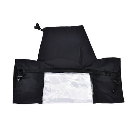 KAKOWELY 1Pack Waterproof Rain Cover for DSLR Camera in Black 19x7.5in