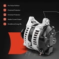 thumbnail image 4 of A-Premium Alternator Compatible with Toyota Highlander 2009-2014 L4 2.7L, Venza 2009-2016 L4 2.7L, 12V 150A Clockwise 6-Groove Pulley, Replace# 27060-36040, 27060-0V030, 104210-2570, 4 of 7