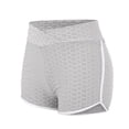 thumbnail image 4 of Gibobby Shorts Mujer Leggings Pantalones cortos Elásticos Moda Mujer Yoga sólido Cintura alta Pantalones de yoga de color(Gris, XL), 4 of 5