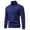 Blue, variant on Mens Slim Fit Knitted Pullover Ribbed Turtleneck Sweater Lightweight Long Sleeve Basic Cotton Pullovers