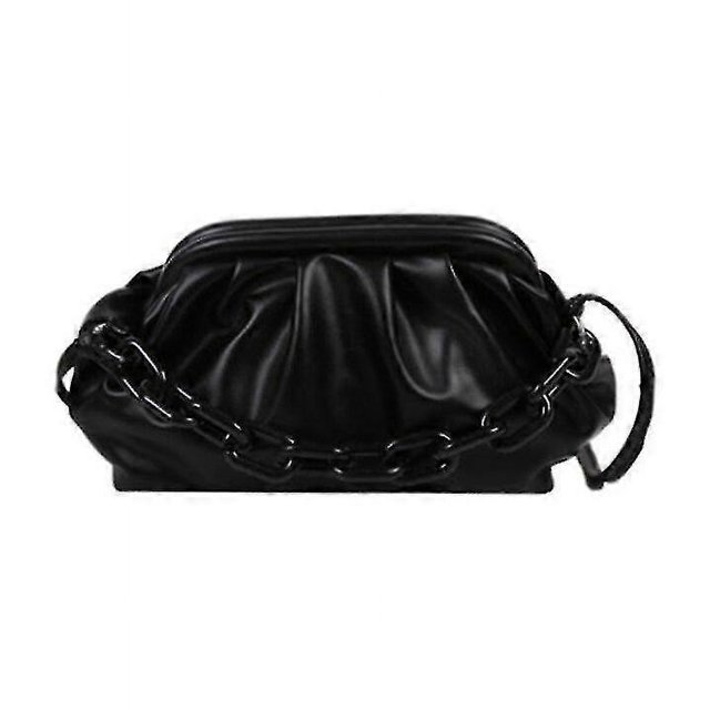 Bolso de mano de un solo hombro para mujer, de moda, de gran capacidad, tipo nube, plegable