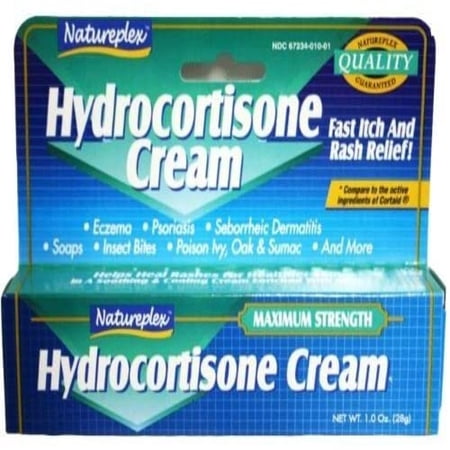 "BcTlyInc Hydrocortisone Cream 1 oz. (28g), 2-pack"