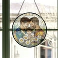 thumbnail image 3 of Dads With Child 1 Hanging Stained Glass for Windows, Holiday Tree Ornament, Gift for Mom, Romantic Valentine Decoration, Holiday Festival Ornament, Heirloom 2025, 3 of 6