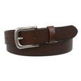 thumbnail image 1 of 1 1/8" Snap On Oil Tanned Skinny Vintage Cowhide Leather Belt, 1 of 3