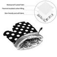 thumbnail image 6 of Balery Black and White Polka Dot Pattern Oven Mitts and Pot Holders 4 pcs Set, Kitchen Oven Glove High Heat Resistant 500℉ Oven Mitts with Non-Slip Silicone Surface, 6 of 6
