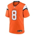 thumbnail image 2 of Men's Nike Jarrett Stidham  Orange Denver Broncos Team Game Jersey, 2 of 6