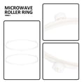thumbnail image 3 of 2 Pcs Bagues de Support de Four Plateau Tournant de Micro-Ondes Rouleaux de Plaque Bagues de Roue de Support de Four, 3 of 9