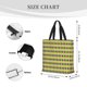 thumbnail image 3 of Easygdp Mardi Gras Purple Yellow Plaid Bolsa Tote para Mujer, Bolso de Hombro para Trabajo, Playa, Viajes, Compras y Supermercado, 3 of 7
