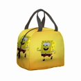 thumbnail image 1 of Insulated Lunch Bag Cartoon Anime Design Portable Large Capacity for Students Picnic, 1 of 5