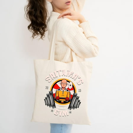 vintage Kids Men Women Japanese Anime Manga One Punch Man Saitama Gym Hero Tote Bag-TH38937