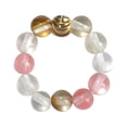 thumbnail image 1 of Crystal Rings For Women Girls Stackable Elastic Rope Beads Rings Nature Gem Stones Joint Finger Jewelry Rings, 1 of 3