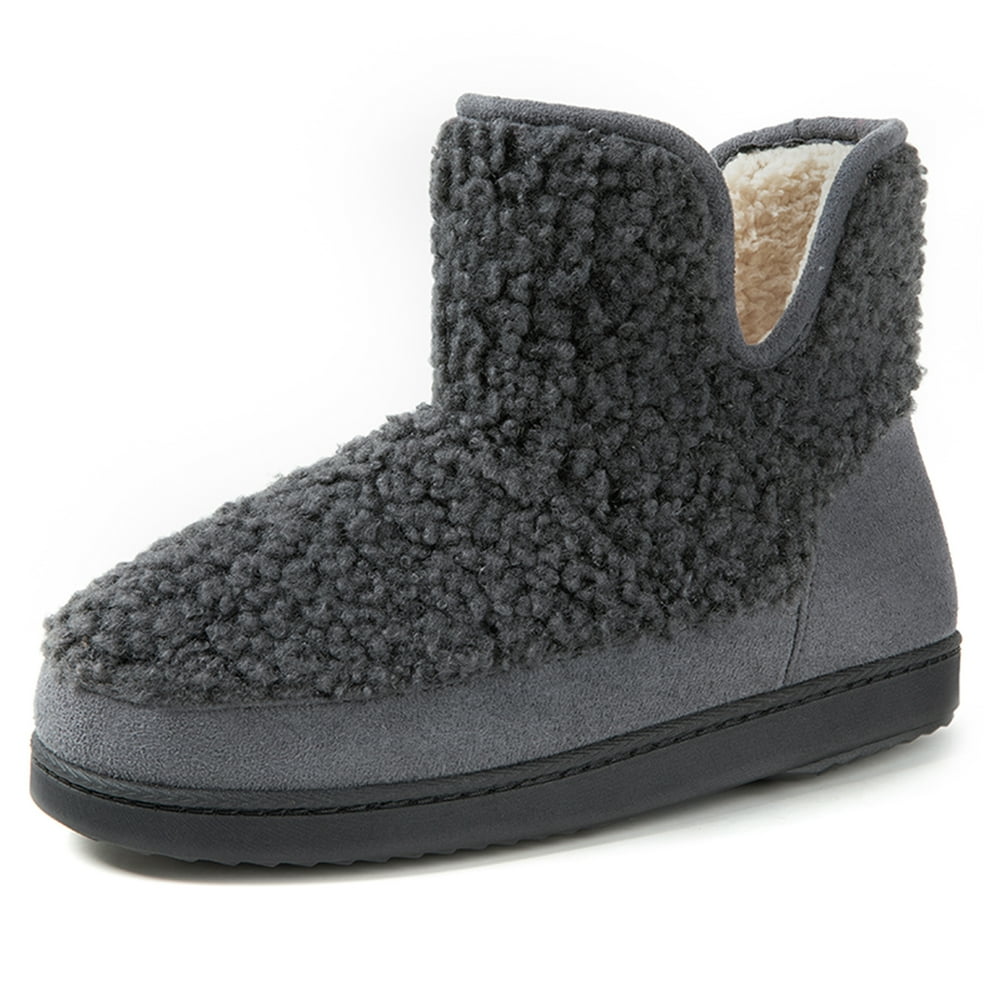 RockDove RockDove Women's Fuzzy Fleece House Bootie Memory Foam