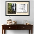 thumbnail image 2 of ArtToFrames Collage Photo Picture Frame with 2 - 11x14 Openings, Framed in Black with Alabaster and Black Mats (CDM-3926-42), 2 of 8
