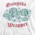 thumbnail image 2 of Gangsta Wrapper This Christmas Unisex Adult Pull-Over Hoodie, 2 of 5
