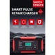 thumbnail image 5 of Cargador de batería para motocicleta y coche, reparación inteligente, 12V6A, voltaje Universal amarillo, cargador de batería eléctrico para electricista,Amarillo, 5 of 12