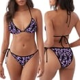 thumbnail image 3 of Balery Cartoon Black Cats Pijama Estampado Bikini de Dos Piezas para Mujer - Conjunto de Bikini Ajustable Sexy y Cómodo para Playa, 3 of 6
