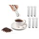 thumbnail image 1 of 6-piece Stainless Steel Mini Tongs - Versatile Tongs For Sugar, Ice Appetizers, 1 of 5