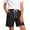 Black, variant on Cethrio Girls Casual Shorts Size 14-16, Elastic Waist Knee Length Knitting Cotton Summer Kids Shorts Pink Size 14-16