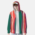 thumbnail image 3 of Sun Protection Shirts For Men/Women, Vertical Stripes Long Sleeve Fishing Outdoor Shirts, Sun Hoodie Jacket, 3 of 6
