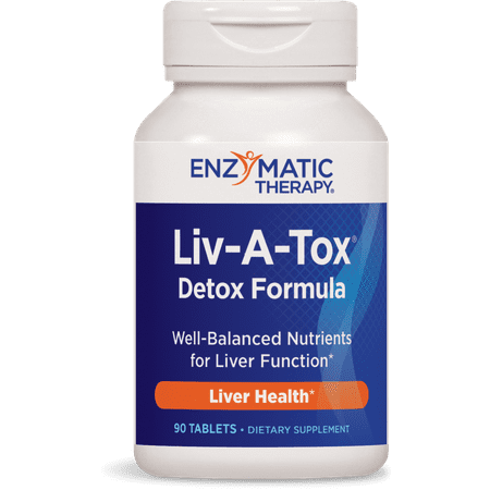 Enzymatic Therapy Liv-A-Tox Detox Formula, 90 Tabs