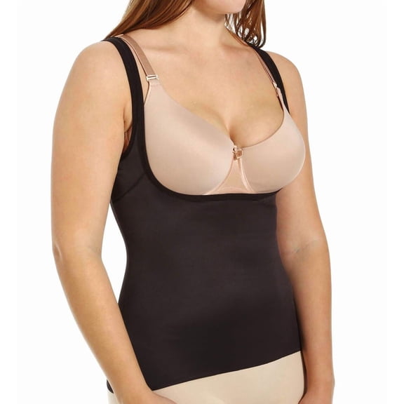 Women's Naomi & Nicole 7770 Unbelievable Comfort Plus Size Step-In Torsette (Black 4X)