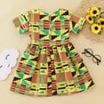 thumbnail image 5 of YunPes 3-8Y Girls African-Inspired Boho Dress - 2025 Summer Tribal Print A-Line Cotton Dress for Photo Shoot Outfits, 5 of 8
